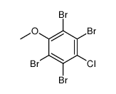 4-chloro-2,3,5,6-tetrabromoanisole结构式
