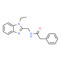 N-((1-ethyl-1H-benzo[d]imidazol-2-yl)methyl)-2-phenylacetamide picture