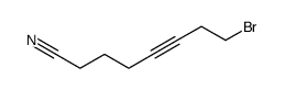 8-bromooct-5-ynenitrile Structure