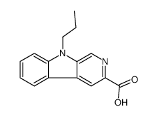 9-propylpyrido[3,4-b]indole-3-carboxylic acid结构式