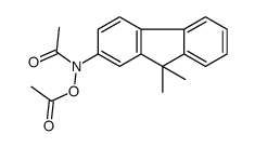 [acetyl-(9,9-dimethylfluoren-2-yl)amino] acetate结构式
