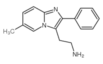 2-(6-Methyl-2-phenyl-imidazo[1,2-a]pyridin-3-yl)-ethylamine structure