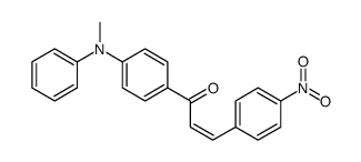 1-[4-(N-methylanilino)phenyl]-3-(4-nitrophenyl)prop-2-en-1-one结构式
