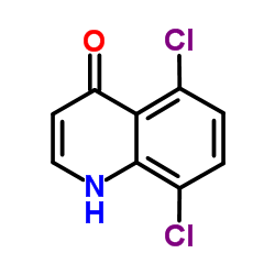 5,8-dichloroquinolin-4-ol Structure