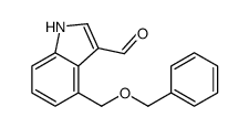 4-BENZYLOXYMETHYL-1H-INDOLE-3-CARBALDEHYDE picture