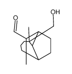 1,4-Methanoazulene-9-carboxaldehyde, decahydro-8-(hydroxymethyl)-4,8-dimethyl Structure