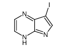 7-碘-5H-吡咯并[2,3-b]吡嗪结构式
