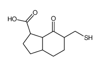 7-oxo-6-(sulfanylmethyl)-1,2,3,3a,4,5,6,7a-octahydroindene-1-carboxylic acid Structure