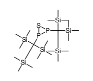 [bis(trimethylsilyl)-[3-[tris(trimethylsilyl)methyl]thiadiphosphiran-2-yl]methyl]-trimethylsilane结构式