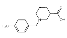 1-(4-methylbenzyl)piperidine-3-carboxylic acid结构式