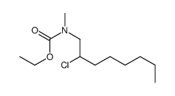 ethyl N-(2-chlorooctyl)-N-methylcarbamate结构式