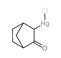 chloro-(3-oxo-2-bicyclo[2.2.1]heptanyl)mercury Structure