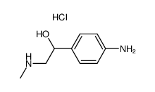 1-(4-amino-phenyl)-2-methylamino-ethanol; dihydrochloride结构式