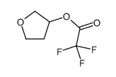 oxolan-3-yl 2,2,2-trifluoroacetate Structure