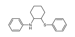 Phenyl-(2-phenylsulfanyl-cyclohexyl)-amine结构式