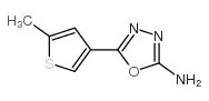 5-(5-methylthiophen-3-yl)-1,3,4-oxadiazol-2-amine Structure
