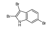 2,3,6-tribromo-1H-indole结构式