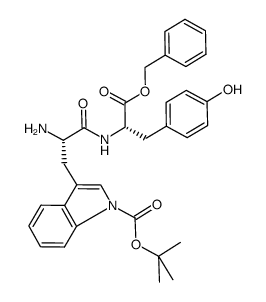 H2N-Trp(Boc)-Tyr-OBn结构式