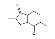 2,5-dimethyl-3,3a,5,6,7,7a-hexahydro-2H-indene-1,4-dione结构式