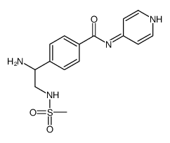 4-[1-amino-2-(methanesulfonamido)ethyl]-N-pyridin-4-ylbenzamide Structure