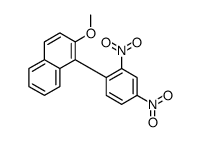 1-(2,4-dinitrophenyl)-2-methoxynaphthalene结构式