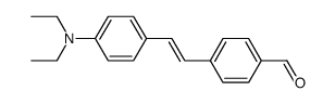 (E)-4-{2-[4-(diethylamino)phenyl]vinyl}benzaldehyde结构式