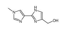 4-hydroxymethyl-2-(1-methyl-1H-imidazol-4-yl)-1H-imidazole Structure