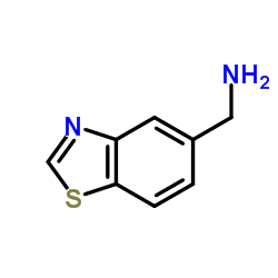 苯并[d]噻唑-5-基甲胺结构式