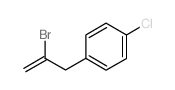 2-Bromo-3-(4-chlorophenyl)prop-1-ene structure