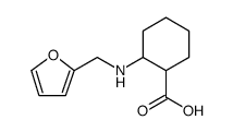 Cyclohexanecarboxylic acid, 2-[(2-furanylmethyl)amino]结构式