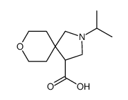 8-Oxa-2-azaspiro[4.5]decane-4-carboxylic acid, 2-(1-methylethyl)结构式