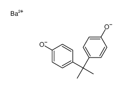 barium(2+) 4,4'-isopropylidenebisphenolate Structure