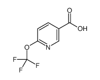 6-(Trifluoromethoxy)nicotinic acid Structure