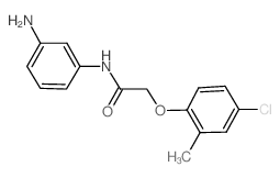 N-(3-Aminophenyl)-2-(4-chloro-2-methylphenoxy)-acetamide结构式