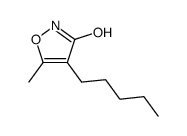 3(2H)-Isoxazolone,5-methyl-4-pentyl-(9CI)结构式