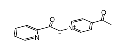 4-acetylpyridinium 2-pyridylcarbonylmethylide结构式