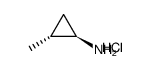 反式-2-甲基环丙胺盐酸盐结构式