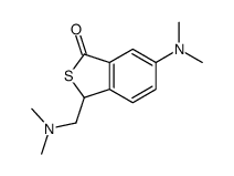 6-(dimethylamino)-3-[(dimethylamino)methyl]-3H-2-benzothiophen-1-one结构式