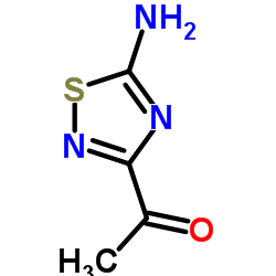 1-(5-Amino-1,2,4-thiadiazol-3-yl)ethanone Structure