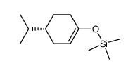 (R)-4-iso-propyl-1-trimethylsilyloxy-1-cyclohexene Structure