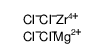 Magnesium zirconium chloride structure