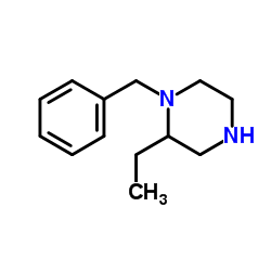 1-Benzyl-2-ethylpiperazine结构式