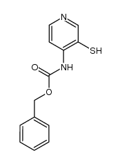 (3-mercapto-[4]pyridyl)-carbamic acid benzyl ester结构式
