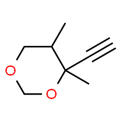 m-Dioxane, 4-ethynyl-4,5-dimethyl- (6CI) structure
