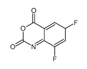 6,8-difluoro-6H-3,1-benzoxazine-2,4-dione结构式