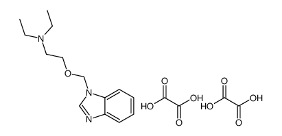 BENZIMIDAZOLE, 1-((2-(DIETHYLAMINO)ETHOXY)METHYL)-, DIOXALATE picture