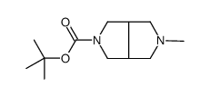 tert-butyl 2-methyl-1,3,3a,4,6,6a-hexahydropyrrolo[3,4-c]pyrrole-5-carboxylate Structure