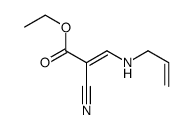 ethyl 2-cyano-3-(prop-2-enylamino)prop-2-enoate结构式
