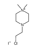 4-(2-chloro-ethyl)-1,1-dimethyl-piperazinium, iodide结构式