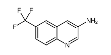 6-(三氟甲基)喹啉-3-胺结构式